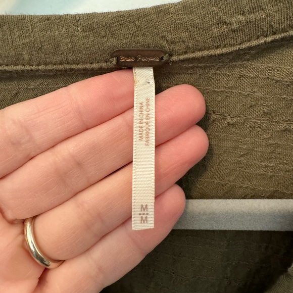 Free People Top Ruched Sleeves - Picture 6 of 11